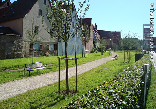 Der Stadtmüllergarten in Spalt wird als Freizeit- und Erholungsanlage genutzt.
