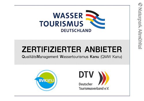 Das Siegel dürfen zertifizierte Anbieter verwenden. Es wird vom Bundesverband Kanu und dem Deutschen Tourismusverband e.V. vergeben.