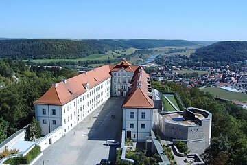 Schloss Hirschberg von oben