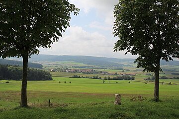 Grenzsteinfeld Ausblick