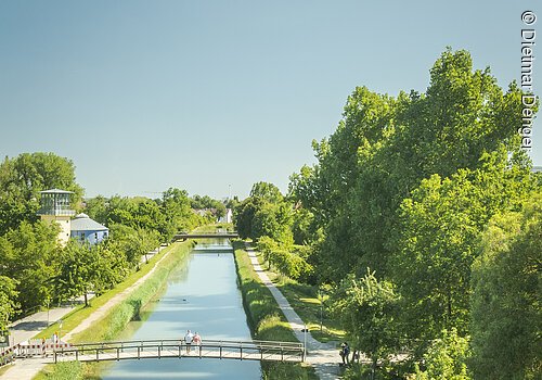 Ludwig-Donau-Main-Kanal im Landesgartenschau Gelände