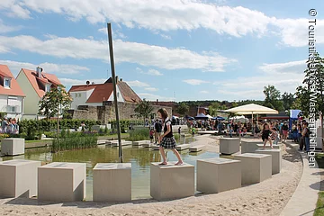 Der Sonnenuhrenpark in Wassertrüdingen bietet abwechslungsreiche Freizeitmöglichkeiten für Jung und Alt.