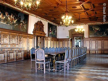 Speisesaal im Schloss Ratibor