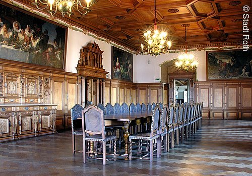 Speisesaal im Schloss Ratibor
