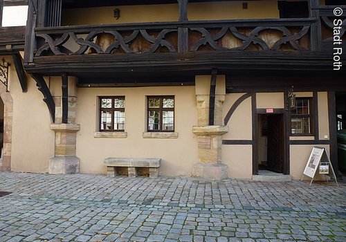 Aussenansicht der Tourist-Information der Stadt Roth