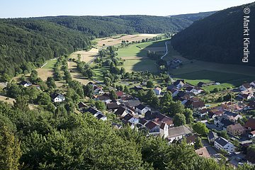 Blick vom Schellenberg über Enkering