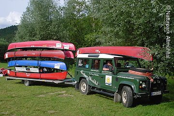 Der sonnige Altmühltalter mit Bootsanhänger