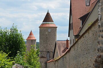 Oberer Mauerweg in Dinkelsbühl©Ingrid Wenzel