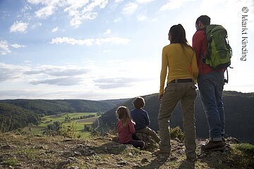 Kinding Schellenberg Enkering Blick ins Tal