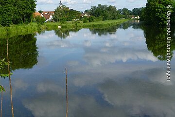 Kanal im Juni Unterschwaningen©Gemeinde Unterschwaningen