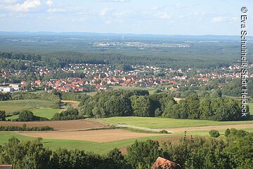 Blick vom Schloßberg Heideck©Eva Schultheiß