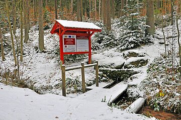 Marienquelle im Winter Büchenbach©Gemeinde Büchenbach