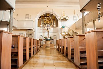 Stadtkirche St. Margareta von innen Windsbach©David Haas