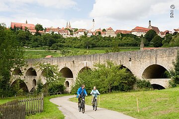 Radfahren in Rothenburg o.d. Tauber©res