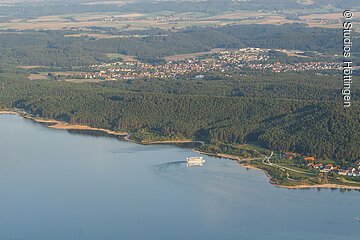 Luftbild von Pleinfeld und Ramsberg©Studios Höttingen