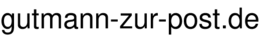 gutmann-zur-post.de